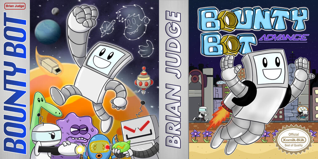 Cover - Bounty Bot Issue 1 & 2, by Brian Judge, Published 2022, 2024